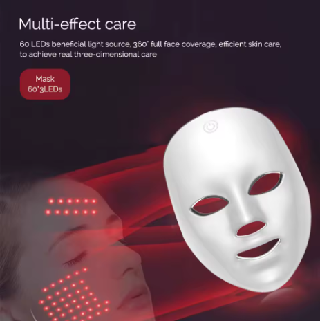 7-Color LED Light Therapy Face Mask